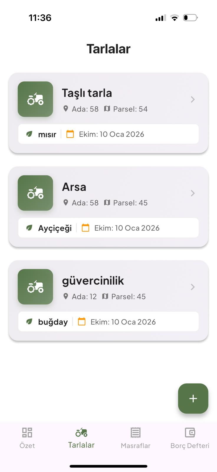 Tarla Yönetimi